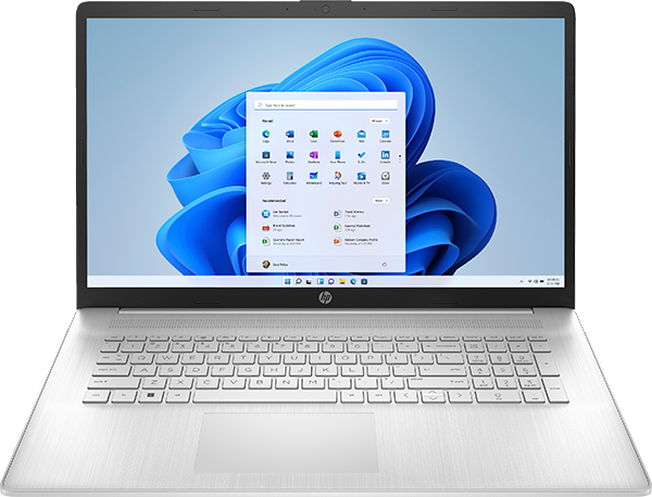 HP Laptop 17-cp2637ng Natural Silver + D-Link Mobile Router DWR-932