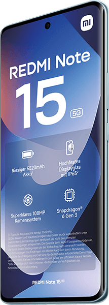 Xiaomi REDMI Note 15 5G 128GB Glacier Blue #3