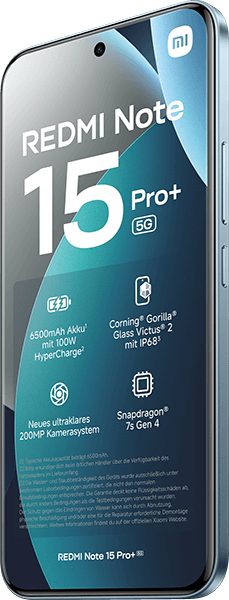 Xiaomi REDMI Note 15 Pro+ 5G 256GB Glacier Blue #3