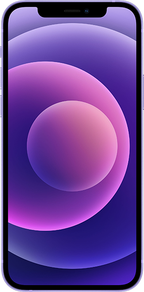 Apple iPhone 12 64 GB Violett Bundle mit 1 GB LTE